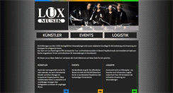Desktop Screenshot of luxmusik.de