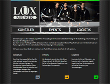 Tablet Screenshot of luxmusik.de
